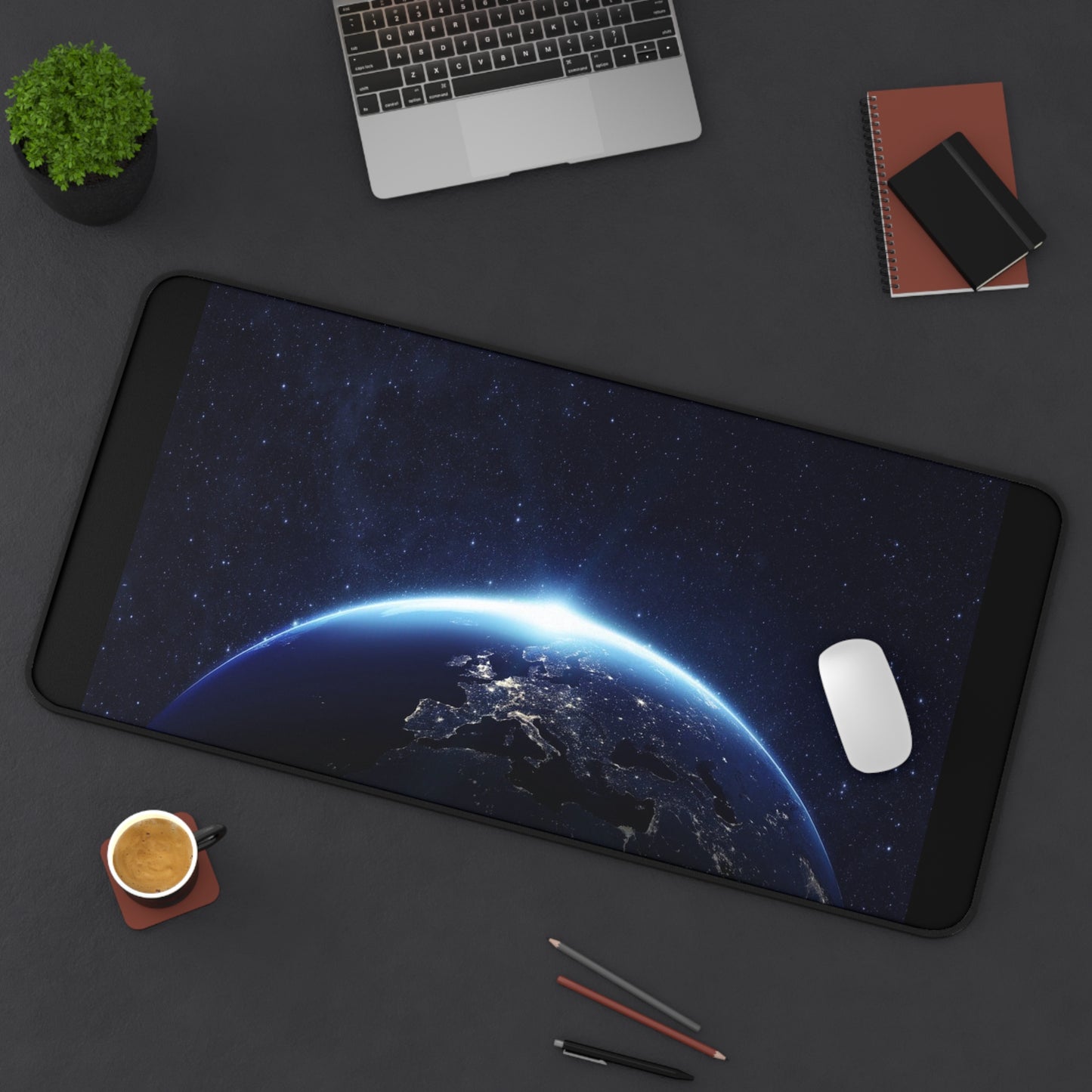 Cosmic Universe Desk Mat - Space-Themed Office Decor