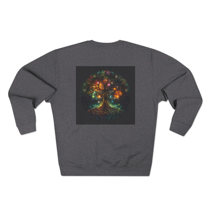 Illuminated Tree of Life Unisex Crewneck Sweatshirt