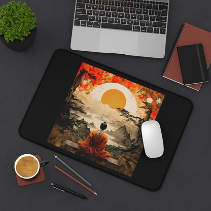 Meditative Landscape Desk Mat - Zen Home Office Accessory