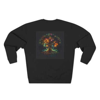 Illuminated Tree of Life Unisex Crewneck Sweatshirt