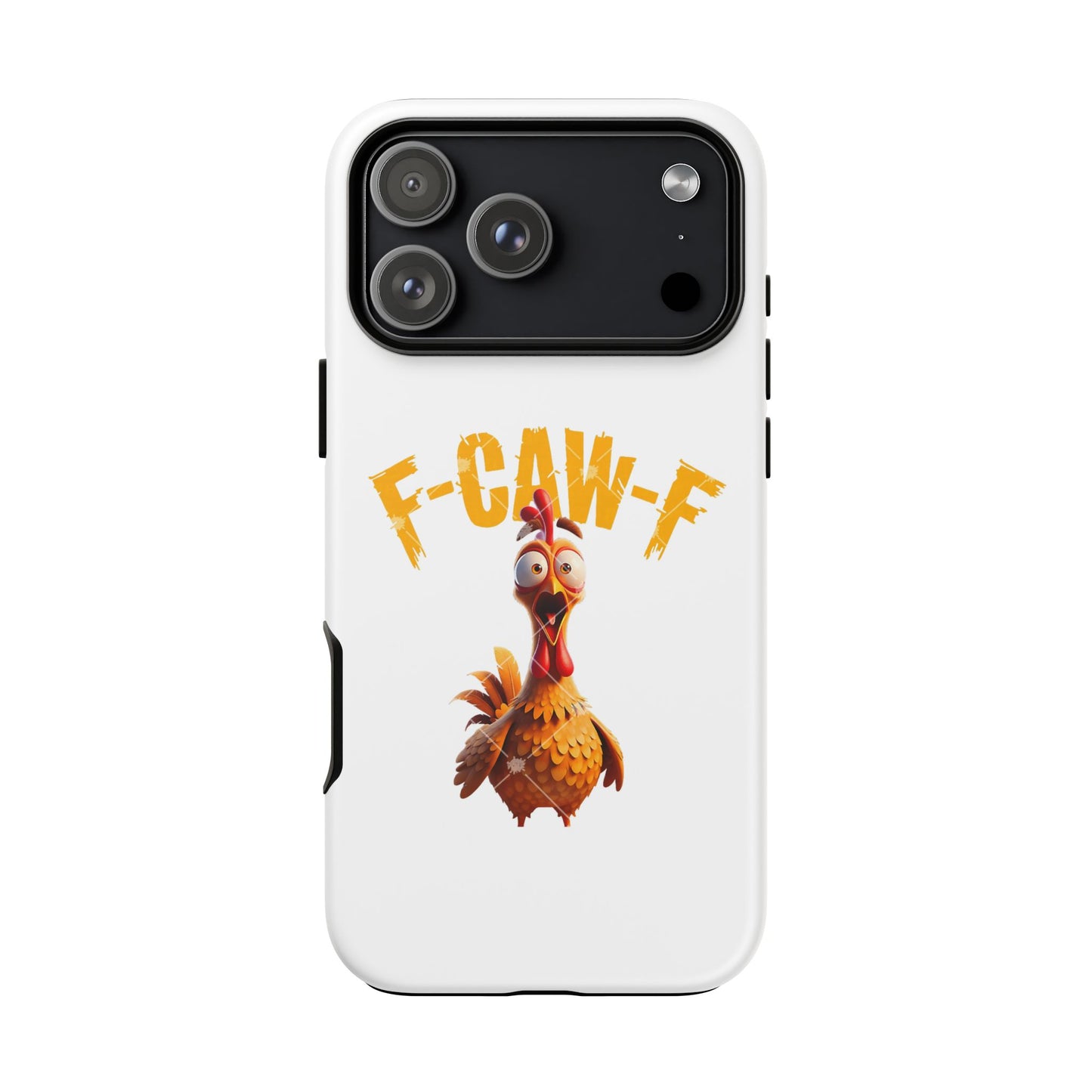 Funny Chicken Phone Case, F-CAW-F Design, Cute Gift, Animal Lover Accessory, Quirky Phone Cover, Birthday Present