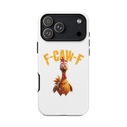 Funny Chicken Phone Case, F-CAW-F Design, Cute Gift, Animal Lover Accessory, Quirky Phone Cover, Birthday Present