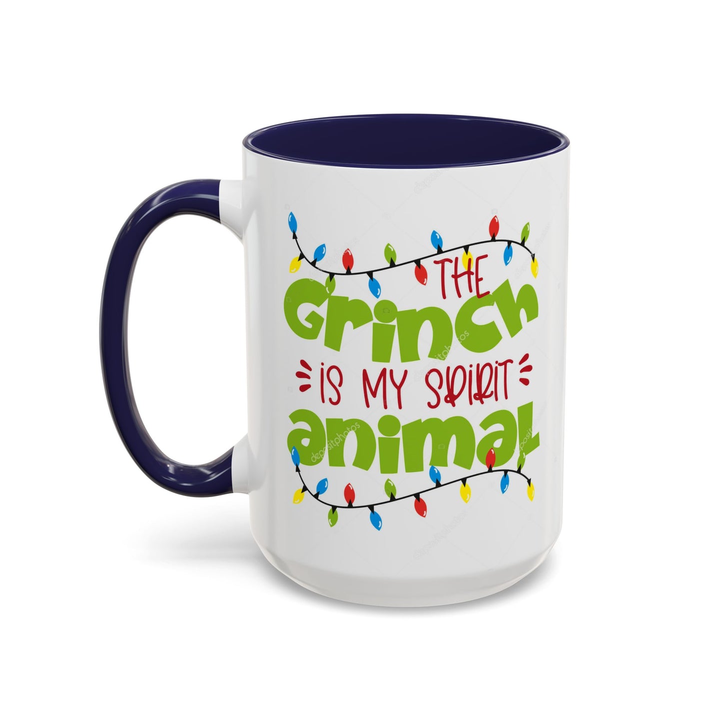 Grinch Spirit Animal Mug, Funny Holiday Coffee Mug, Christmas Gift, Grinch Lovers, Cute Coffee Cup