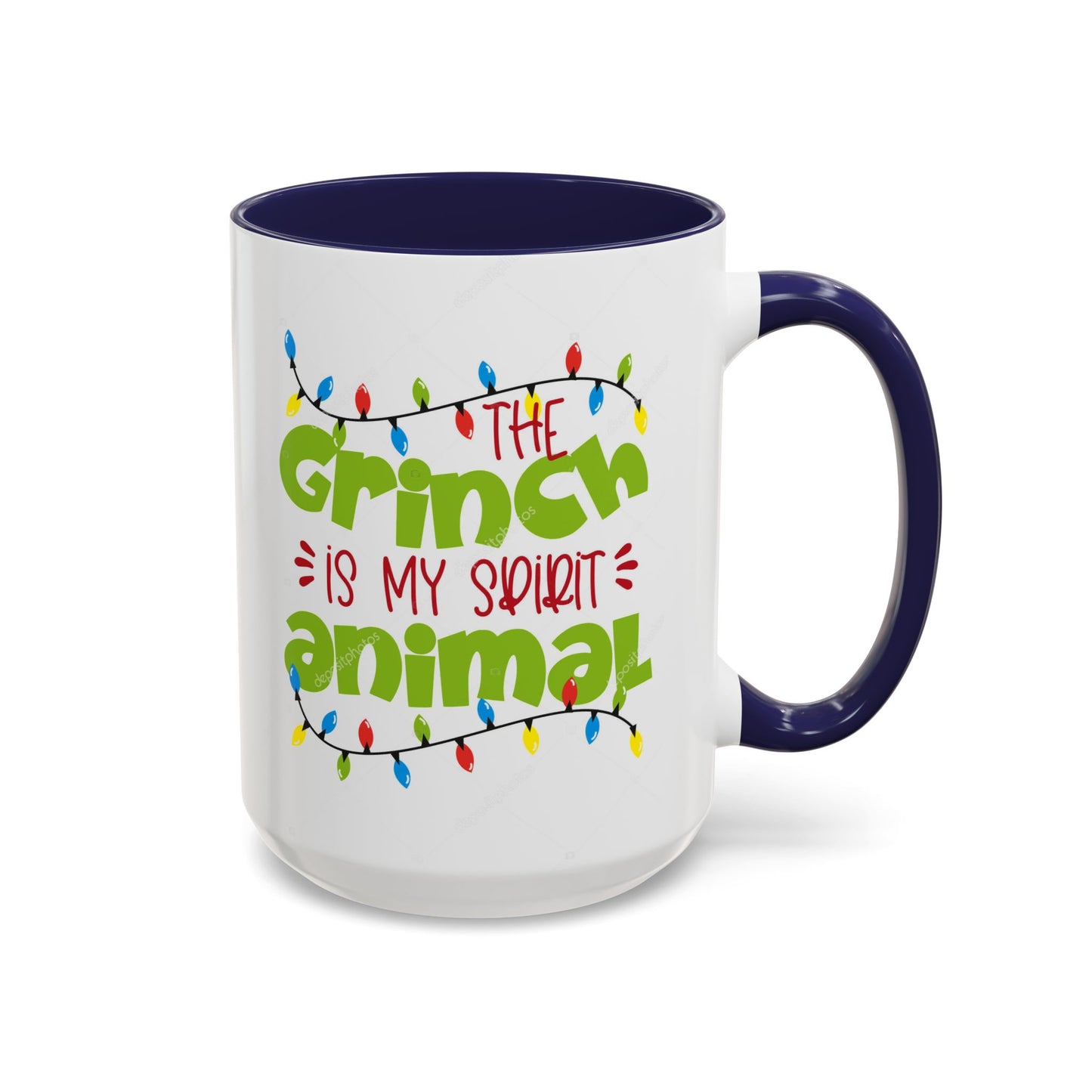 Grinch Spirit Animal Mug, Funny Holiday Coffee Mug, Christmas Gift, Grinch Lovers, Cute Coffee Cup