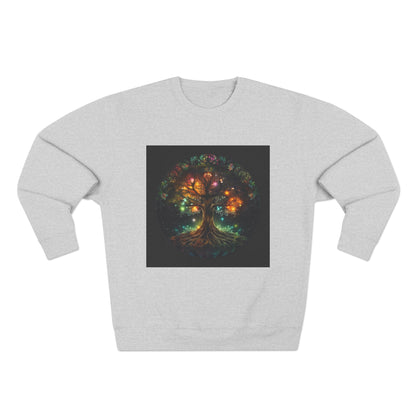 Illuminated Tree of Life Unisex Crewneck Sweatshirt
