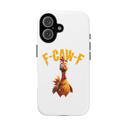 Funny Chicken Phone Case, F-CAW-F Design, Cute Gift, Animal Lover Accessory, Quirky Phone Cover, Birthday Present