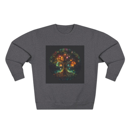 Illuminated Tree of Life Unisex Crewneck Sweatshirt