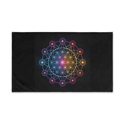 Mandala-Inspired Hand Towel for Spiritual Wellness