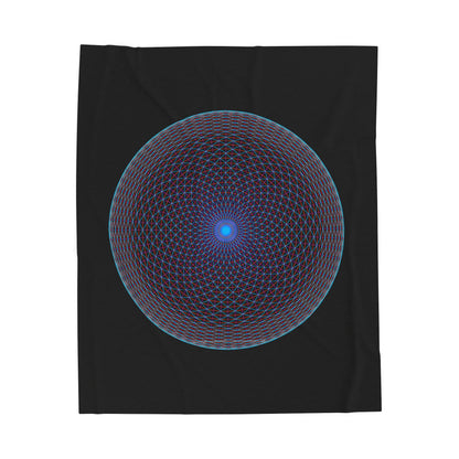 Cosmic Pattern Velveteen Plush Blanket for Cozy Comfort
