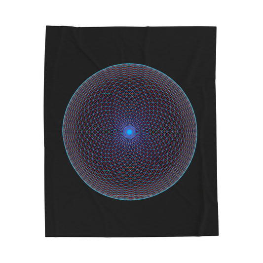 Cosmic Pattern Velveteen Plush Blanket for Cozy Comfort