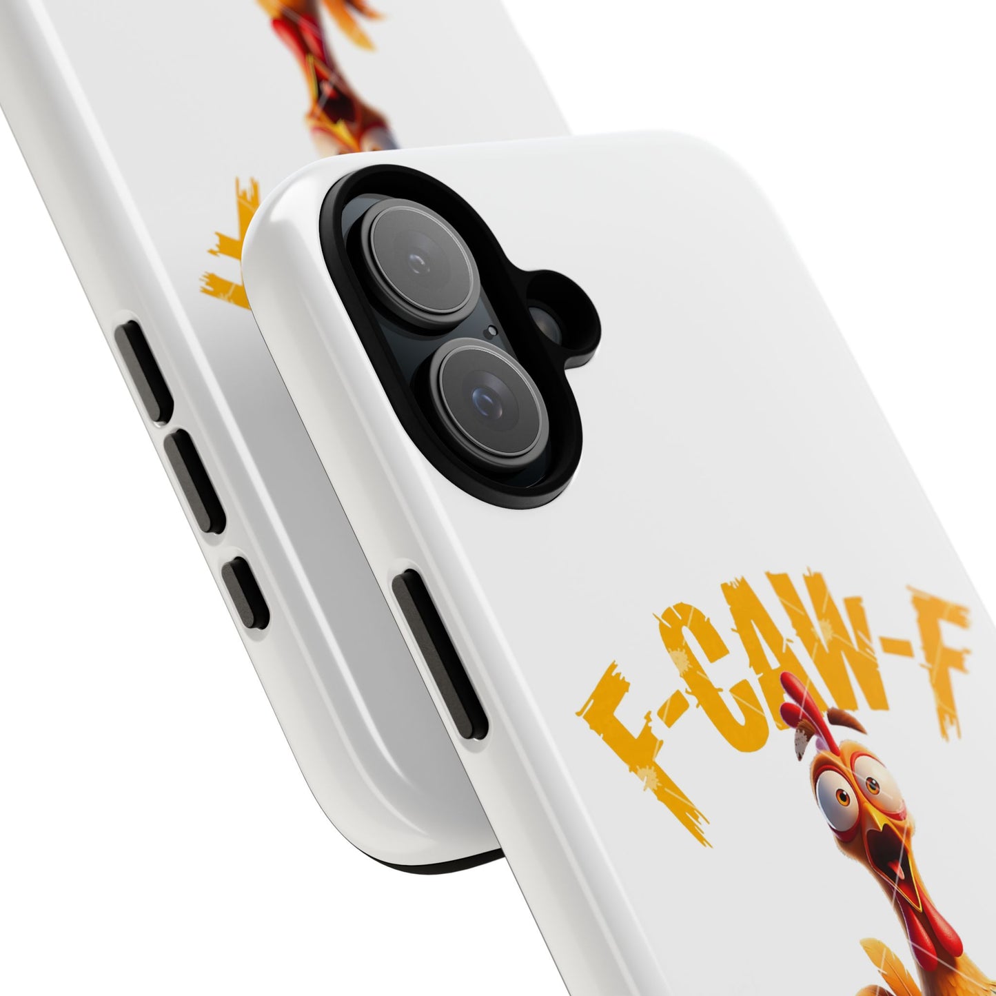 Funny Chicken Phone Case, F-CAW-F Design, Cute Gift, Animal Lover Accessory, Quirky Phone Cover, Birthday Present