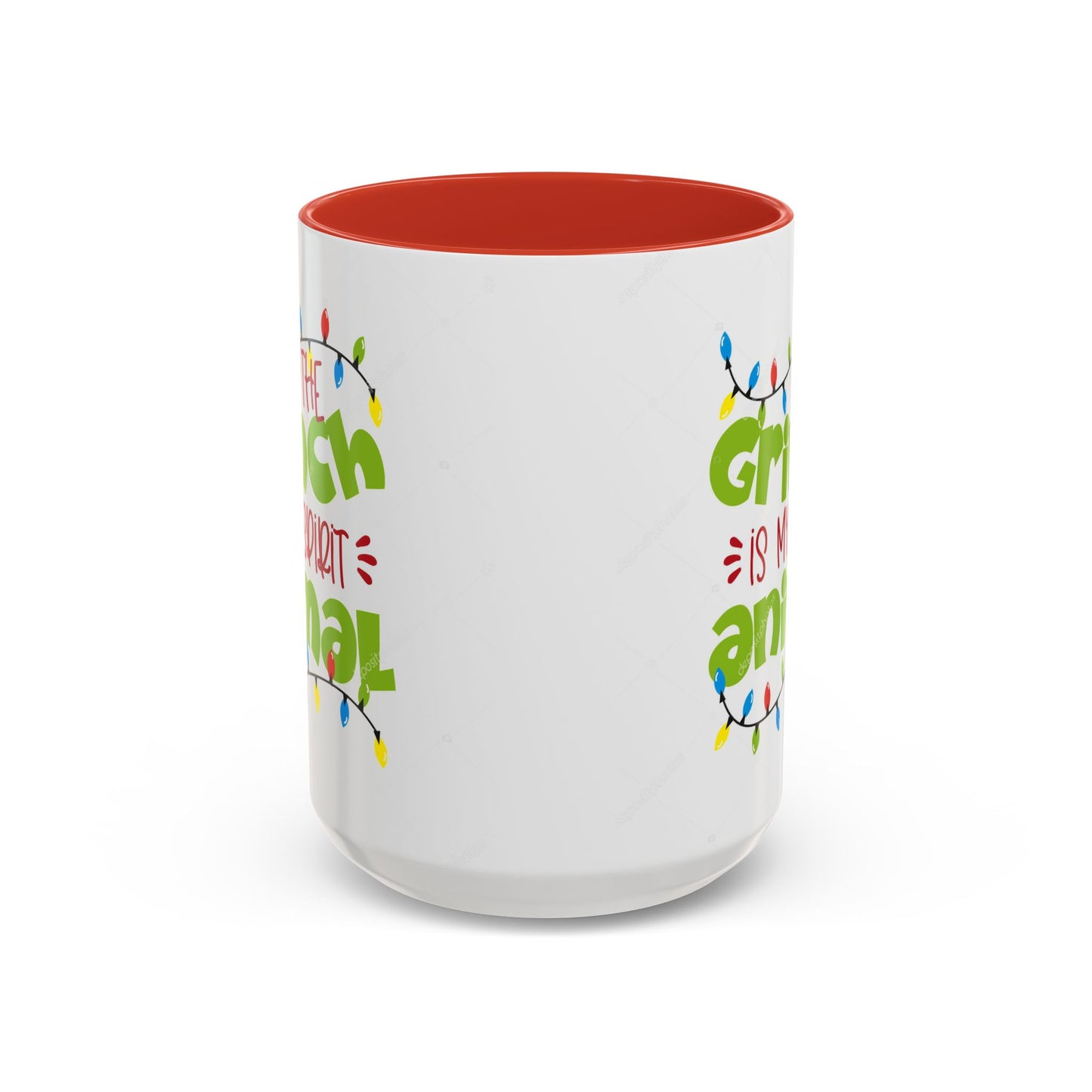 Grinch Spirit Animal Mug, Funny Holiday Coffee Mug, Christmas Gift, Grinch Lovers, Cute Coffee Cup