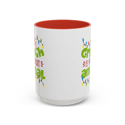 Grinch Spirit Animal Mug, Funny Holiday Coffee Mug, Christmas Gift, Grinch Lovers, Cute Coffee Cup