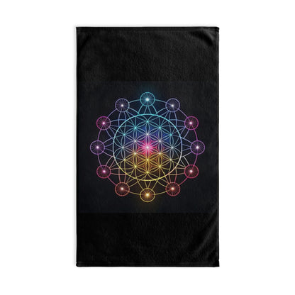 Mandala-Inspired Hand Towel for Spiritual Wellness