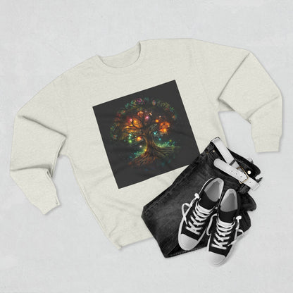 Illuminated Tree of Life Unisex Crewneck Sweatshirt