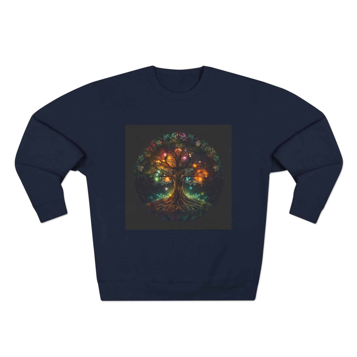Illuminated Tree of Life Unisex Crewneck Sweatshirt