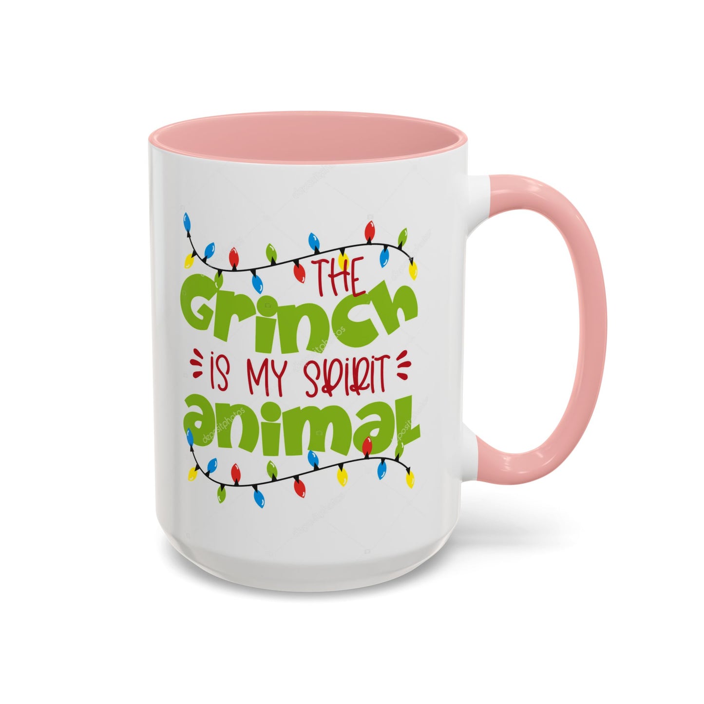 Grinch Spirit Animal Mug, Funny Holiday Coffee Mug, Christmas Gift, Grinch Lovers, Cute Coffee Cup