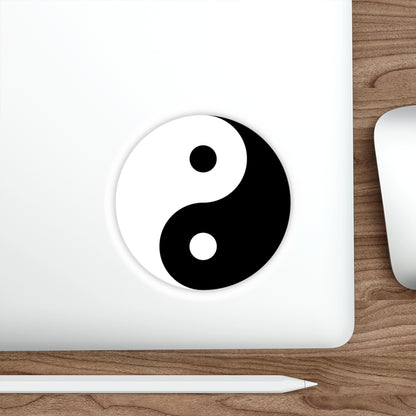 Yin Yang Die-Cut Stickers - Peaceful Vibe for Home & Office Decor