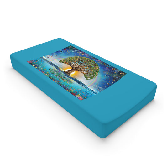 Vibrant Tree of Life Baby Changing Pad Cover