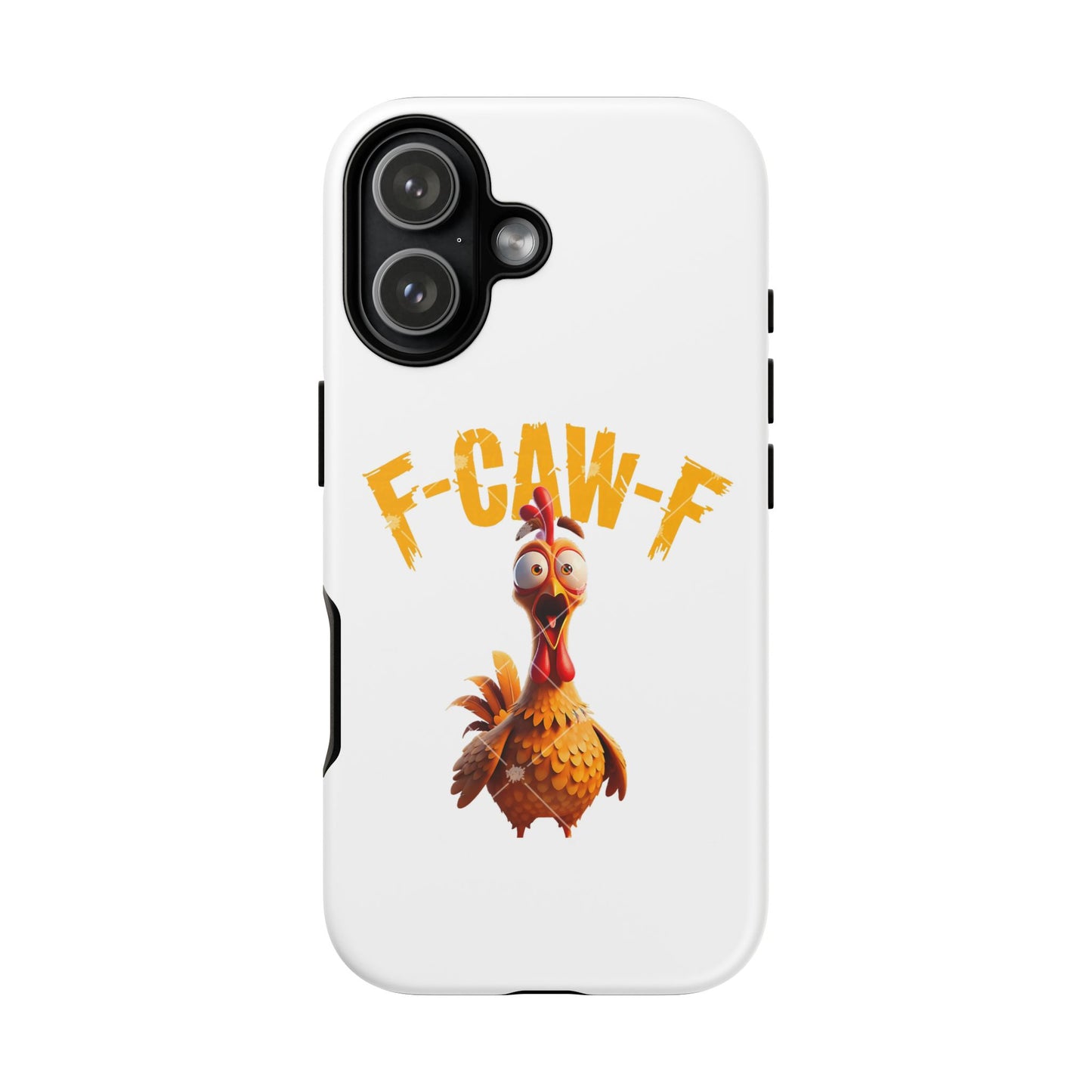 Funny Chicken Phone Case, F-CAW-F Design, Cute Gift, Animal Lover Accessory, Quirky Phone Cover, Birthday Present
