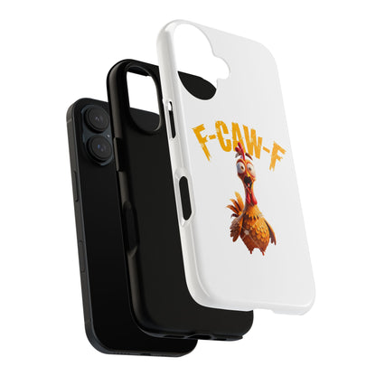 Funny Chicken Phone Case, F-CAW-F Design, Cute Gift, Animal Lover Accessory, Quirky Phone Cover, Birthday Present