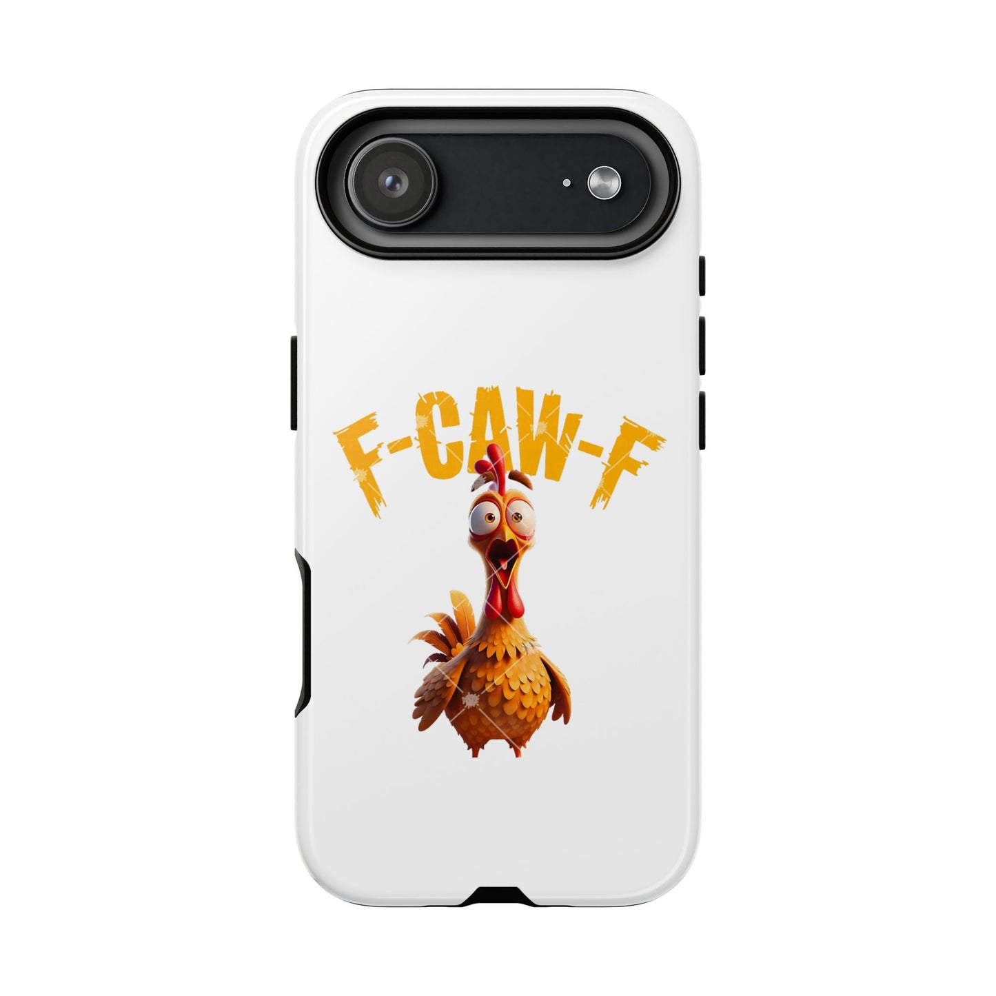 Funny Chicken Phone Case, F-CAW-F Design, Cute Gift, Animal Lover Accessory, Quirky Phone Cover, Birthday Present