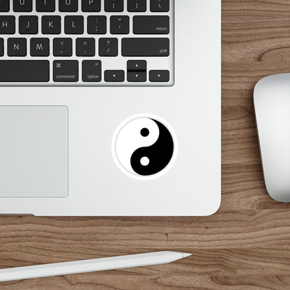 Yin Yang Die-Cut Stickers - Peaceful Vibe for Home & Office Decor
