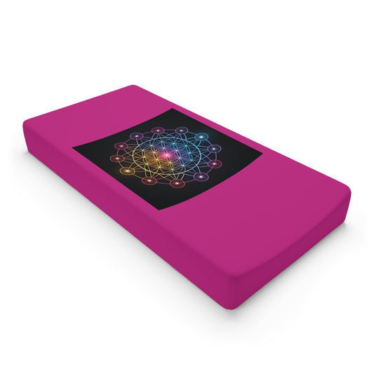 Vibrant Baby Changing Pad Cover - Colorful Geometric Design