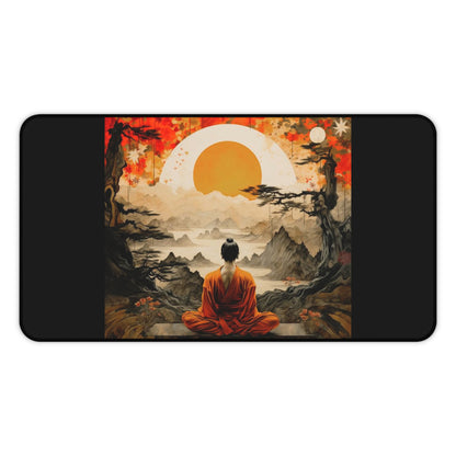 Meditative Landscape Desk Mat - Zen Home Office Accessory