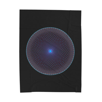 Cosmic Pattern Velveteen Plush Blanket for Cozy Comfort