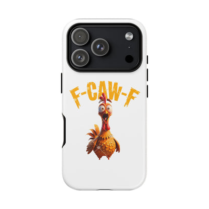 Funny Chicken Phone Case, F-CAW-F Design, Cute Gift, Animal Lover Accessory, Quirky Phone Cover, Birthday Present