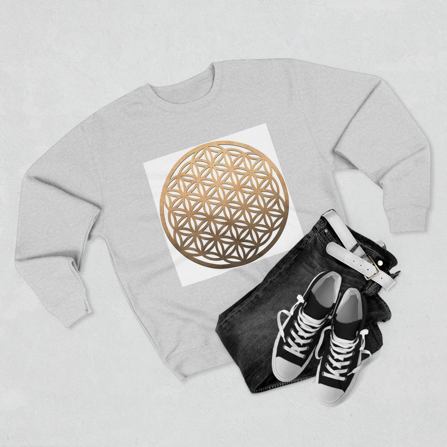 Flower of Life Unisex Crewneck Sweatshirt