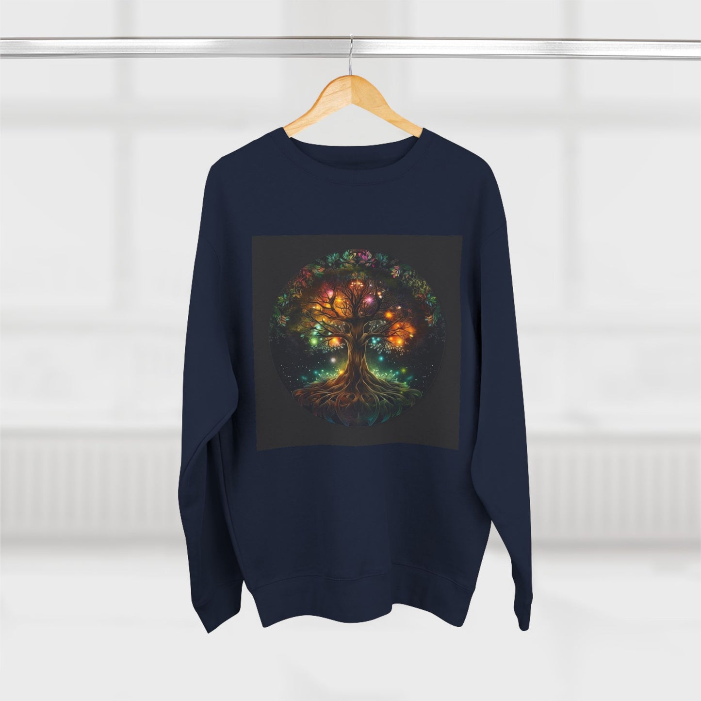Illuminated Tree of Life Unisex Crewneck Sweatshirt