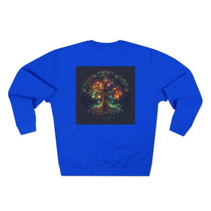 Illuminated Tree of Life Unisex Crewneck Sweatshirt