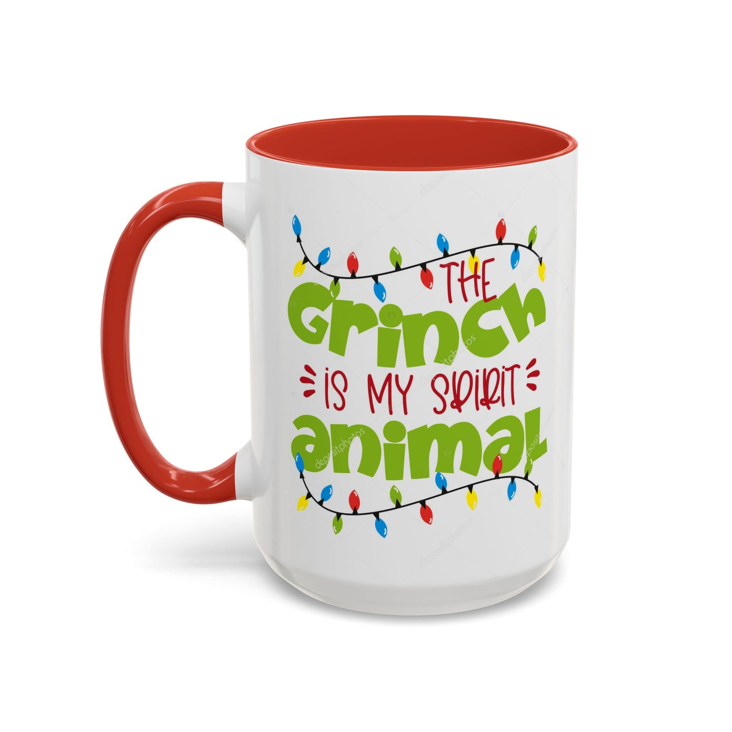 Grinch Spirit Animal Mug, Funny Holiday Coffee Mug, Christmas Gift, Grinch Lovers, Cute Coffee Cup