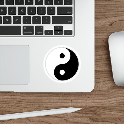 Yin Yang Die-Cut Stickers - Peaceful Vibe for Home & Office Decor