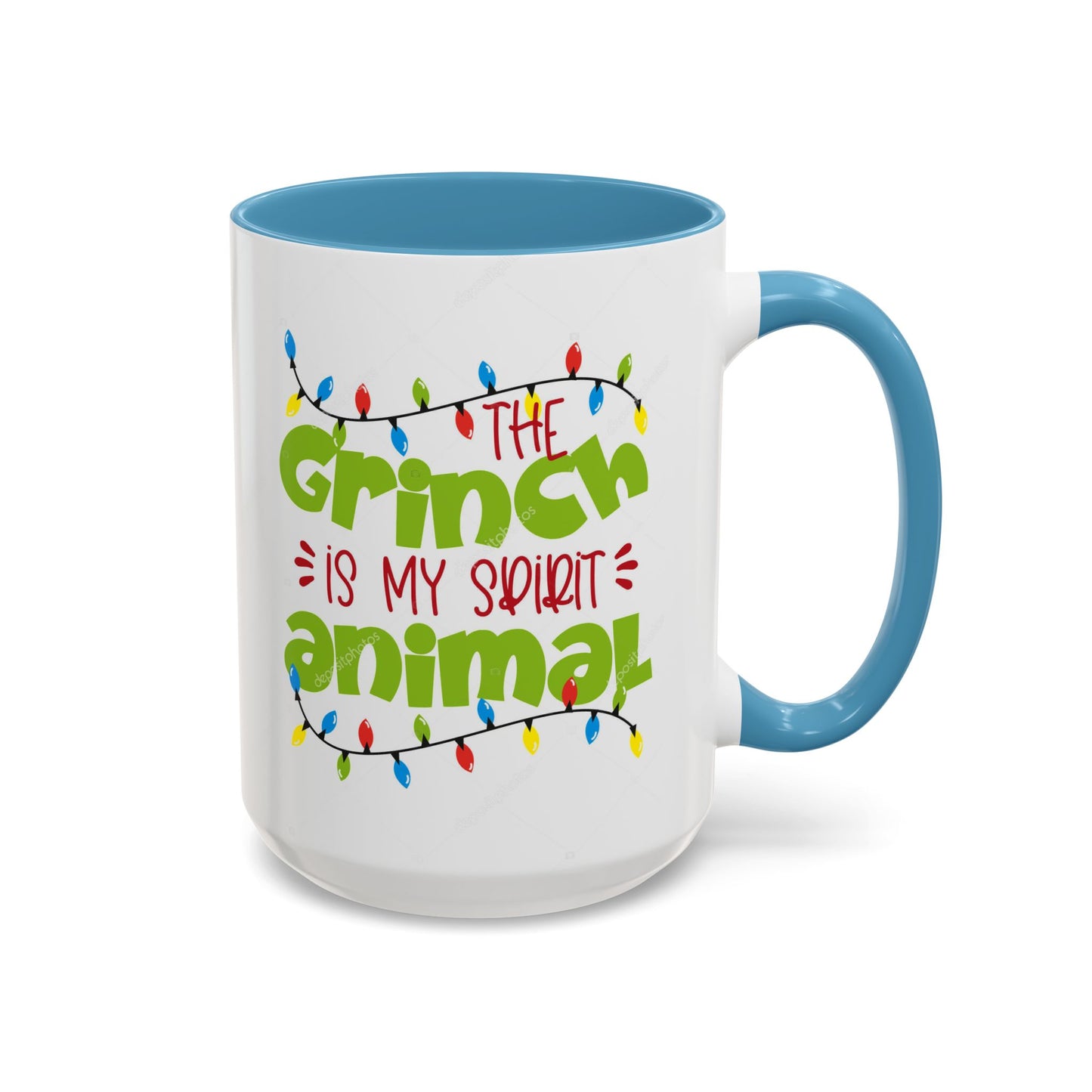 Grinch Spirit Animal Mug, Funny Holiday Coffee Mug, Christmas Gift, Grinch Lovers, Cute Coffee Cup