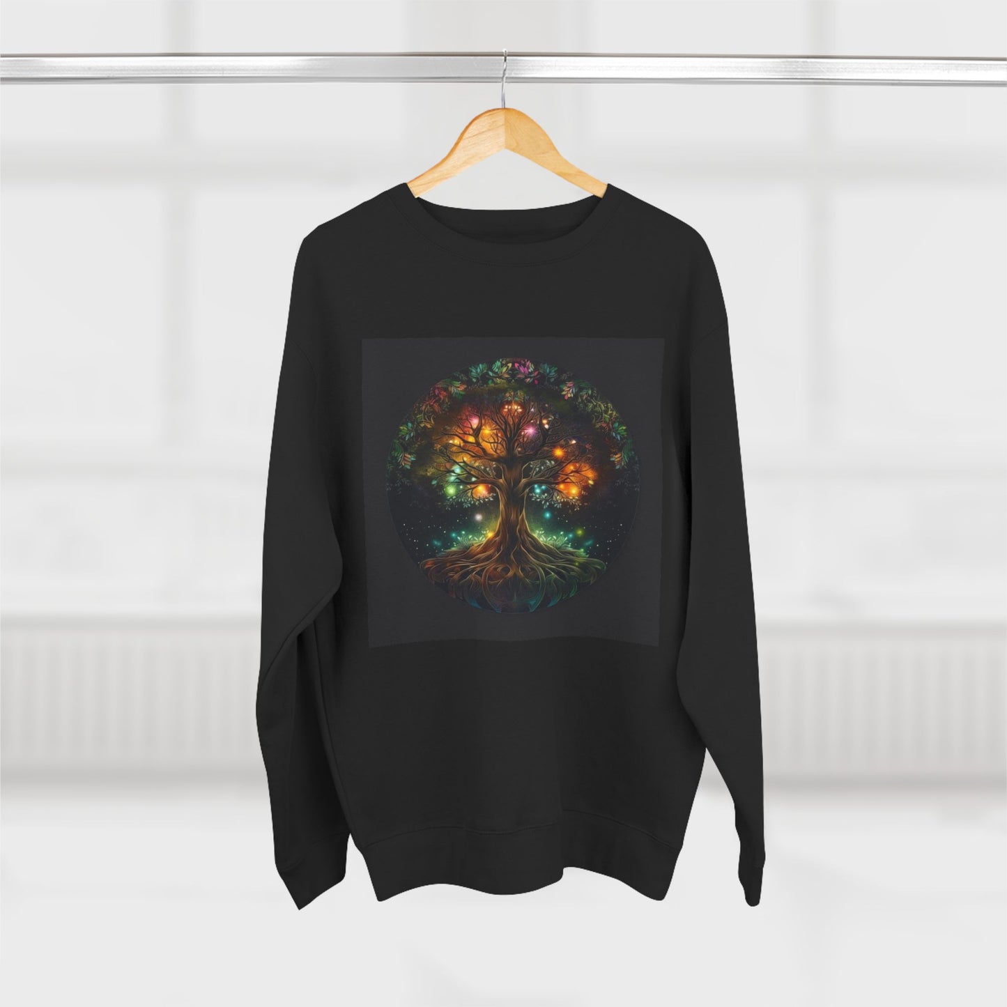 Illuminated Tree of Life Unisex Crewneck Sweatshirt