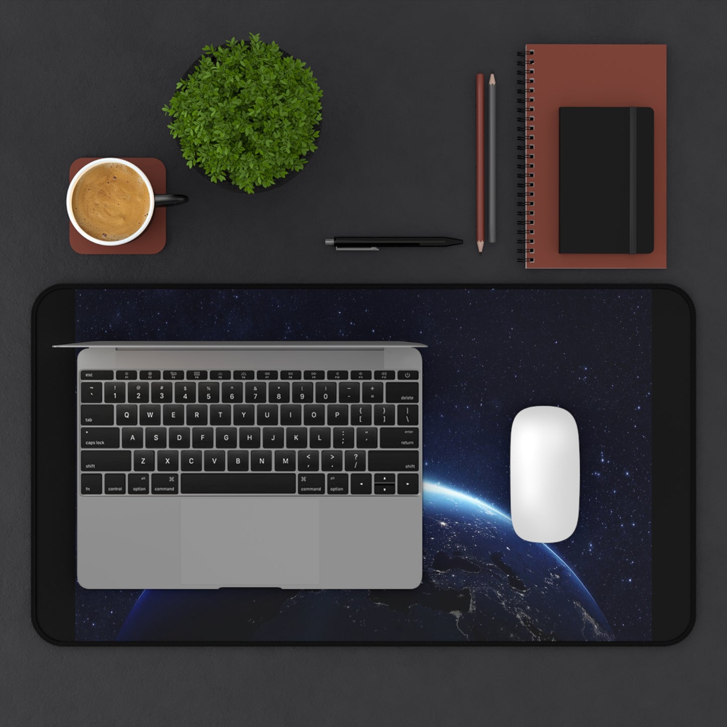 Cosmic Universe Desk Mat - Space-Themed Office Decor