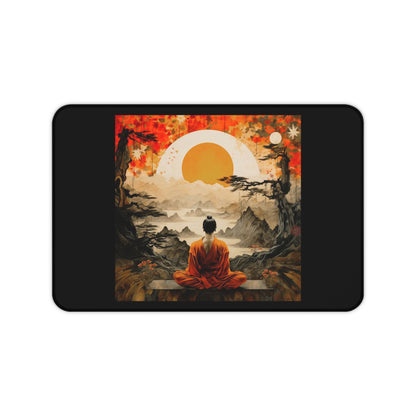 Meditative Landscape Desk Mat - Zen Home Office Accessory