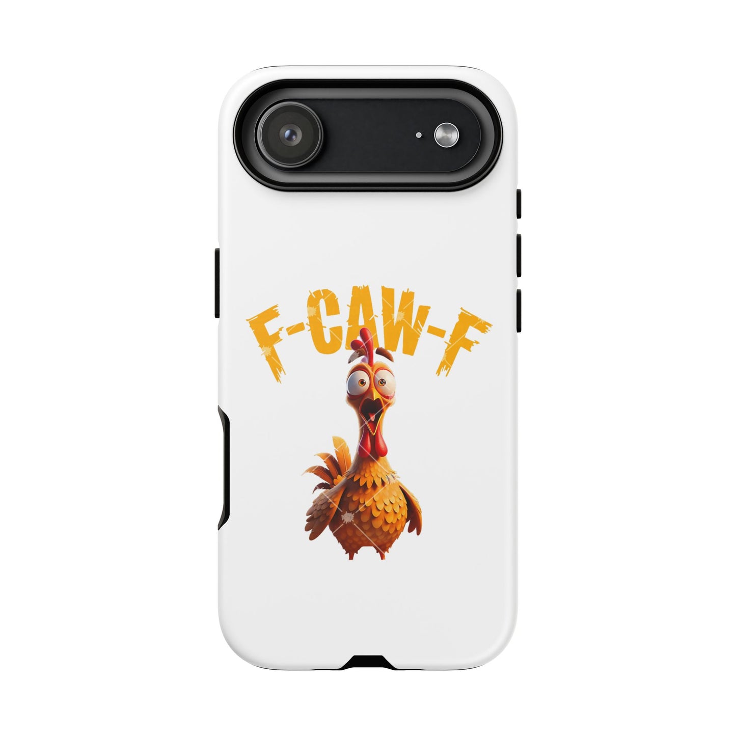 Funny Chicken Phone Case, F-CAW-F Design, Cute Gift, Animal Lover Accessory, Quirky Phone Cover, Birthday Present