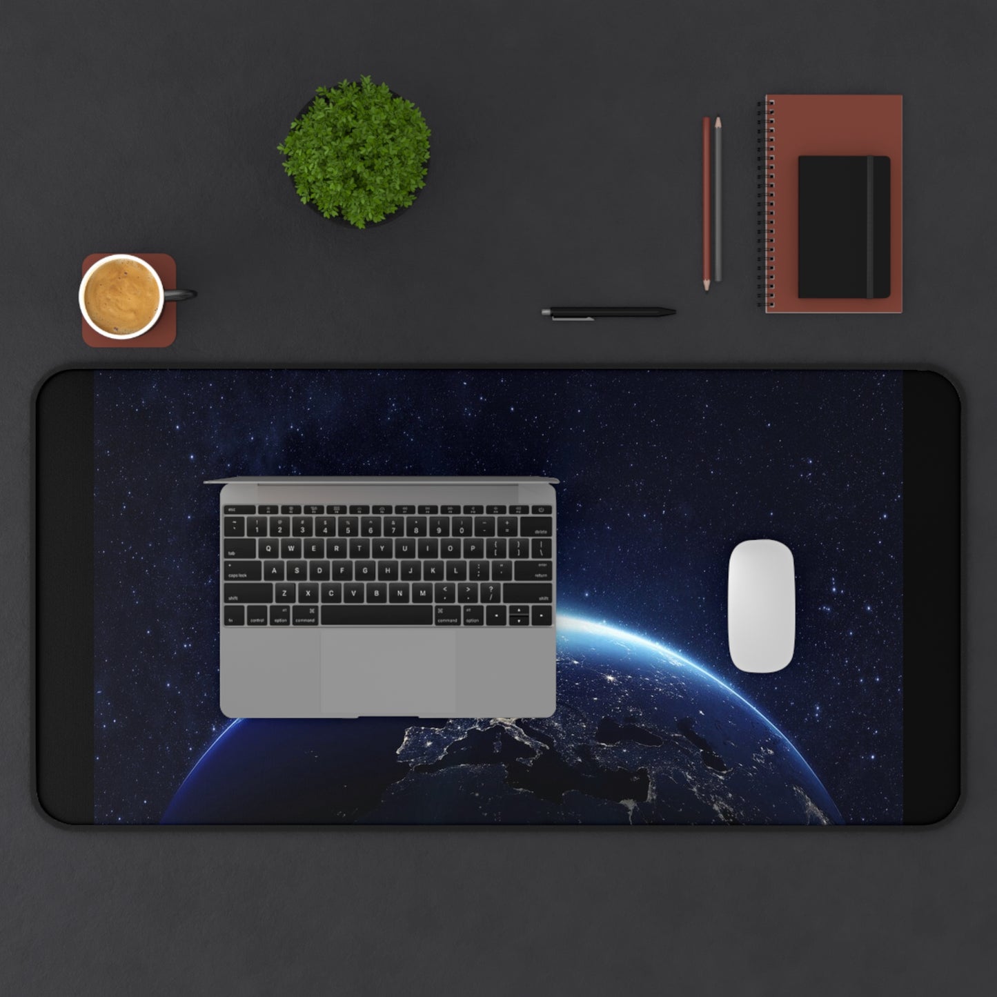 Cosmic Universe Desk Mat - Space-Themed Office Decor