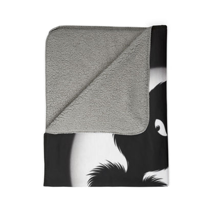 Grinch Sherpa Blanket