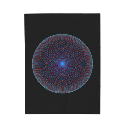 Cosmic Pattern Velveteen Plush Blanket for Cozy Comfort