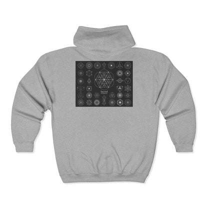 Cosmic Energy Unisex Full Zip Hoodie