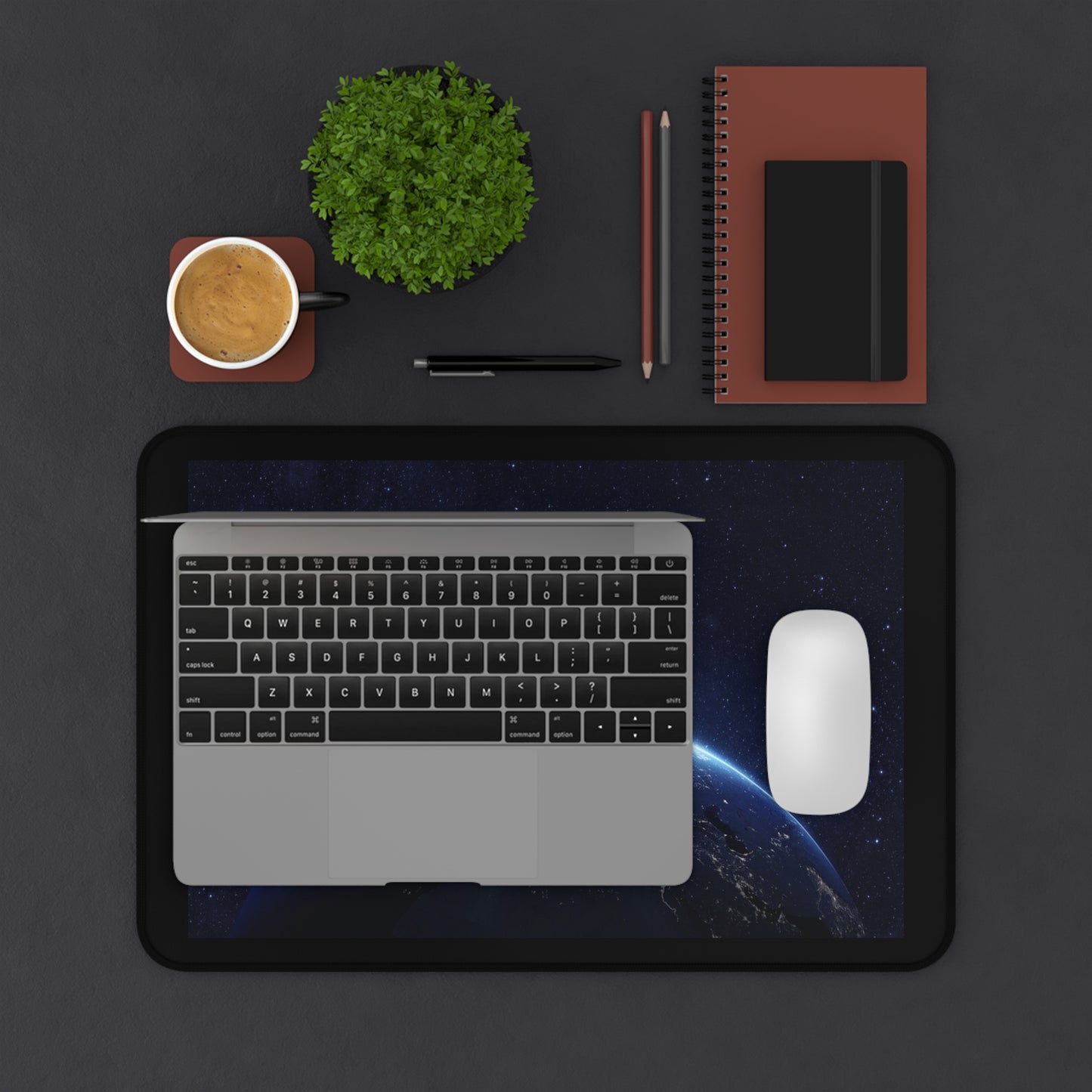 Cosmic Universe Desk Mat - Space-Themed Office Decor