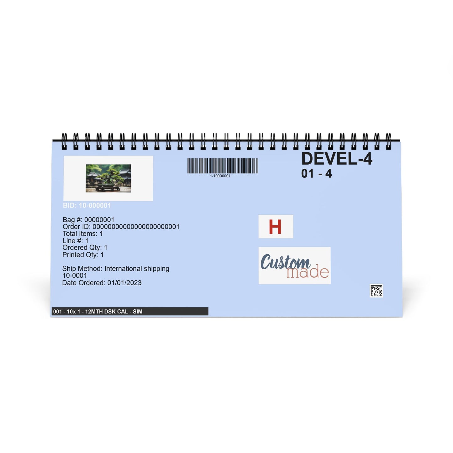 Bonsai Desktop Calendar 2026 - Inspirational Monthly Planner