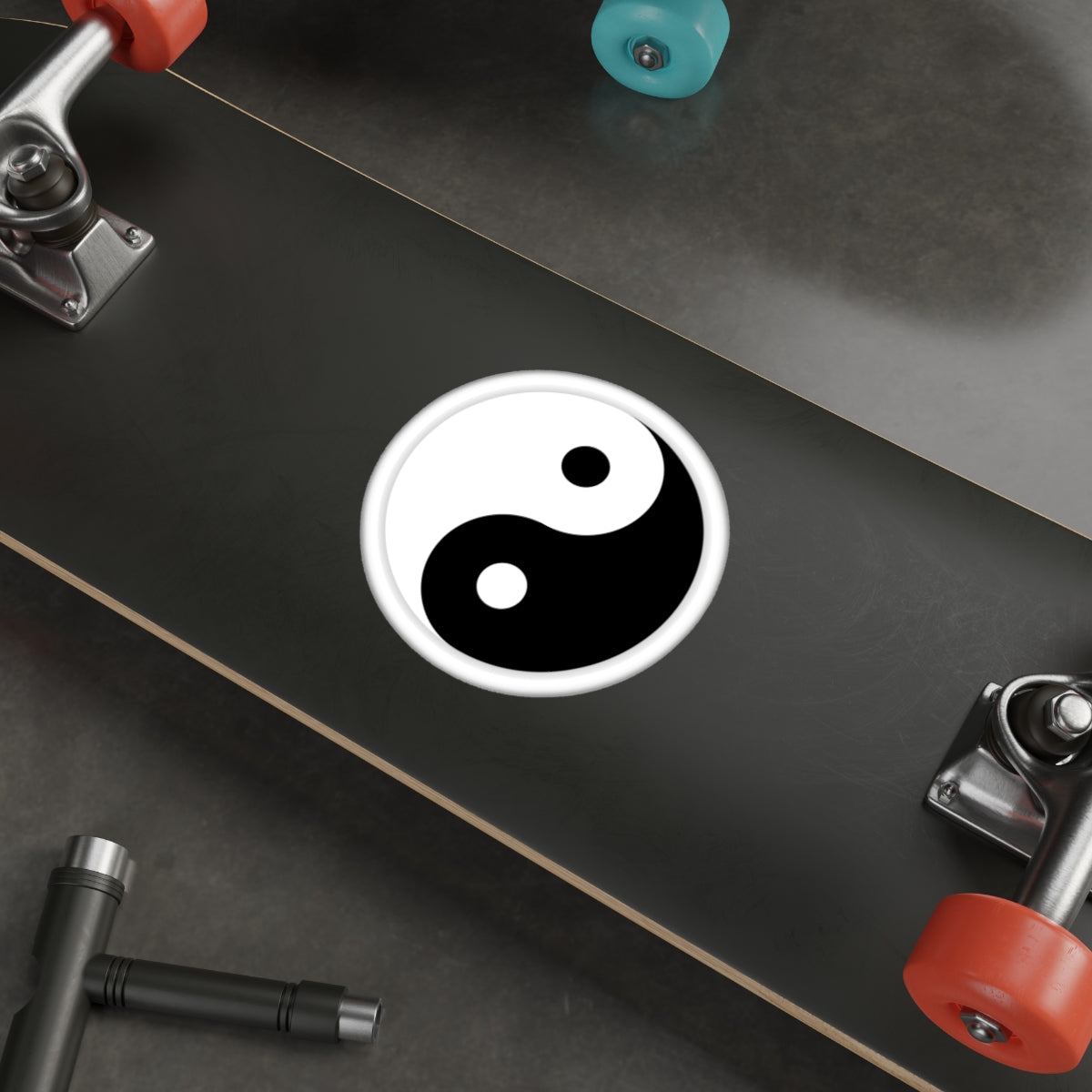 Yin Yang Die-Cut Stickers - Peaceful Vibe for Home & Office Decor