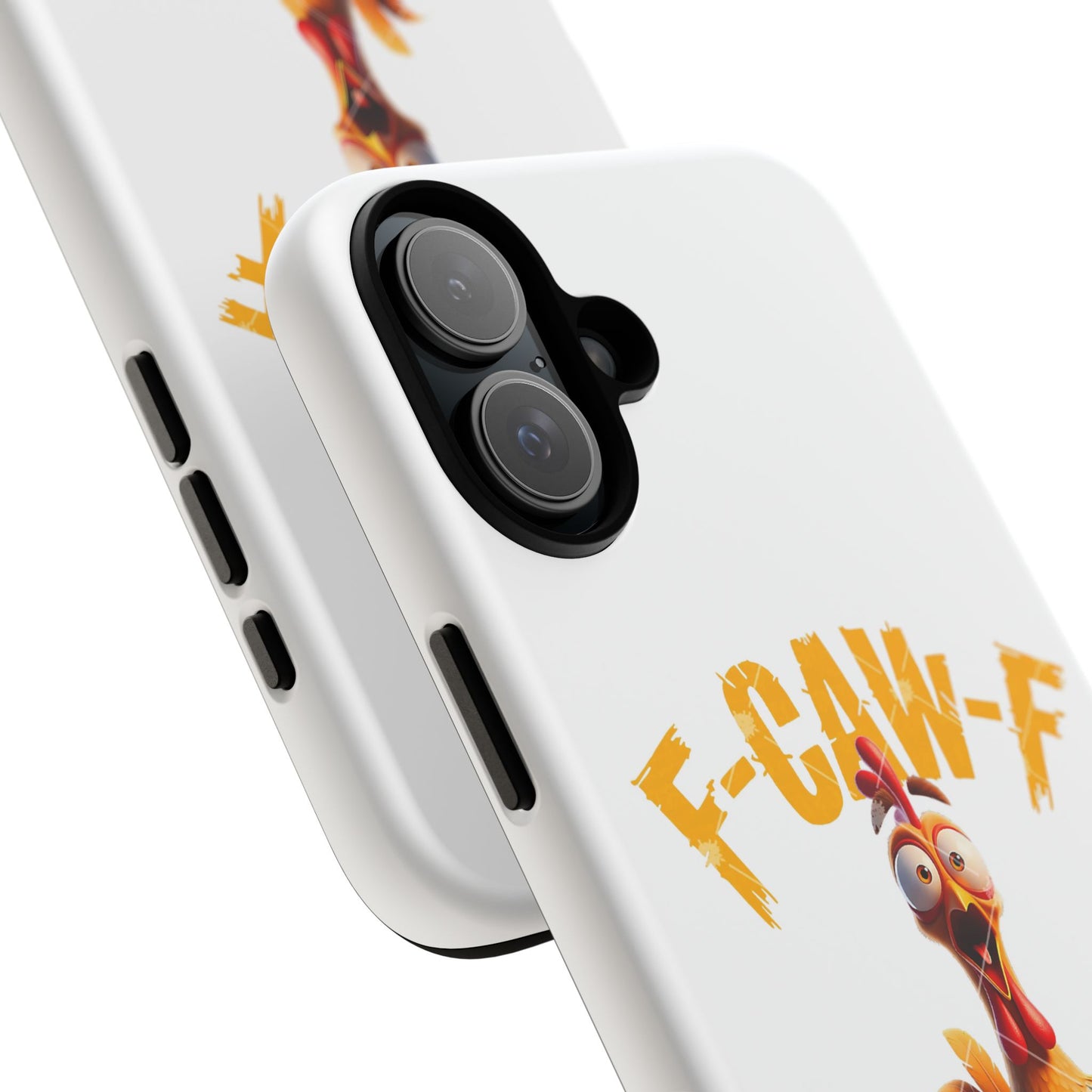 Funny Chicken Phone Case, F-CAW-F Design, Cute Gift, Animal Lover Accessory, Quirky Phone Cover, Birthday Present