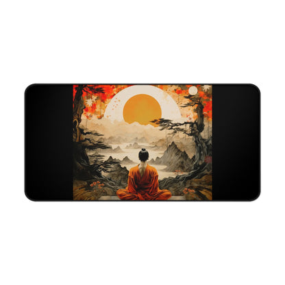 Meditative Landscape Desk Mat - Zen Home Office Accessory
